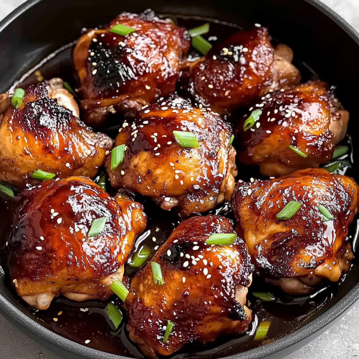 Honey Soy Baked Chicken Thighs