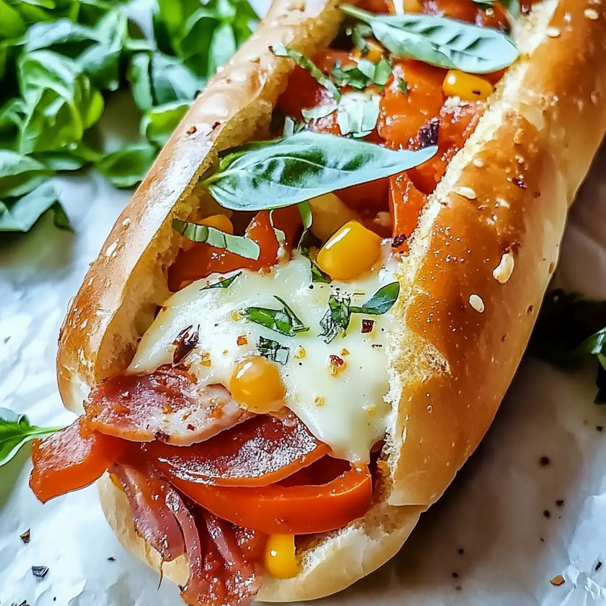 Baked Italian Grinder Sandwiches