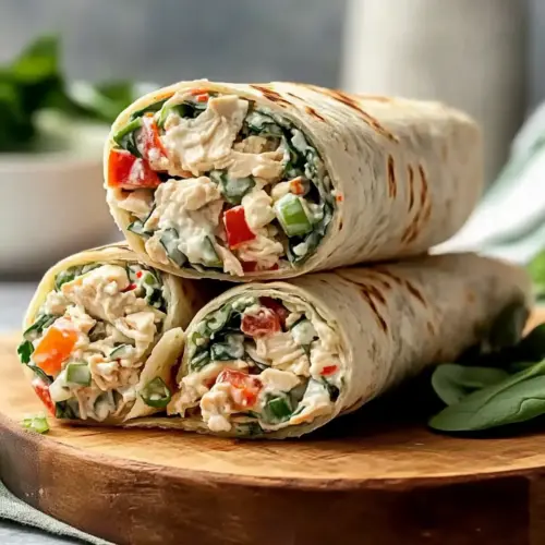 Homemade Chicken Salad Wrap