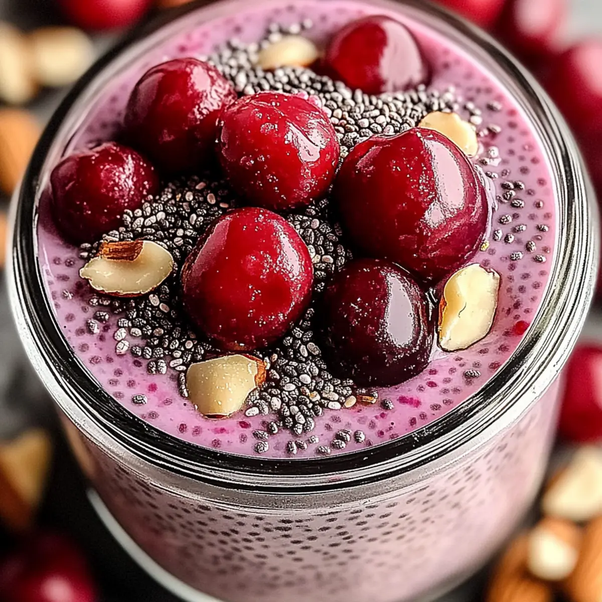 Cherry Chia Pudding