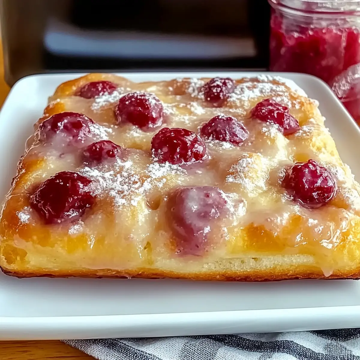 Homemade Jam Donut Focaccia