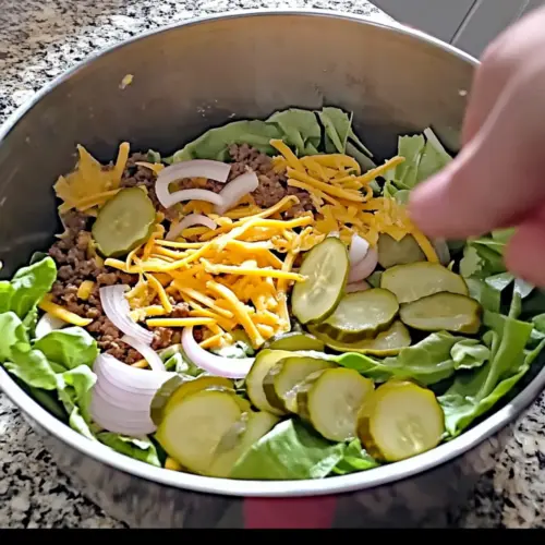 Keto Big Mac Salad