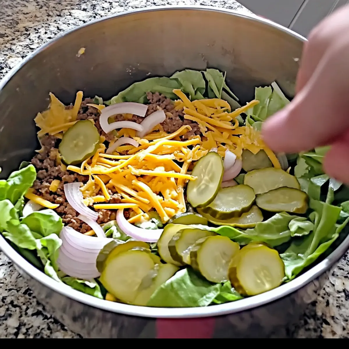 Keto Big Mac Salad