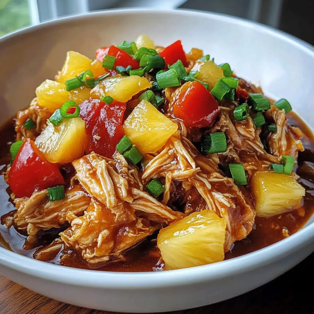 Healthy Hawaiian Crockpot Chicken