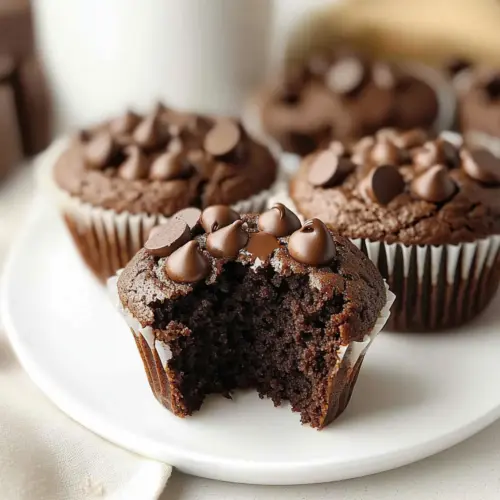 Double Chocolate Espresso Muffins