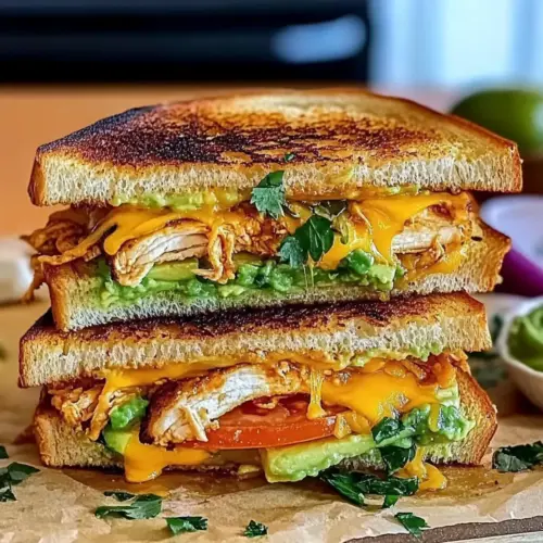 Chicken Avocado Melt Sandwich