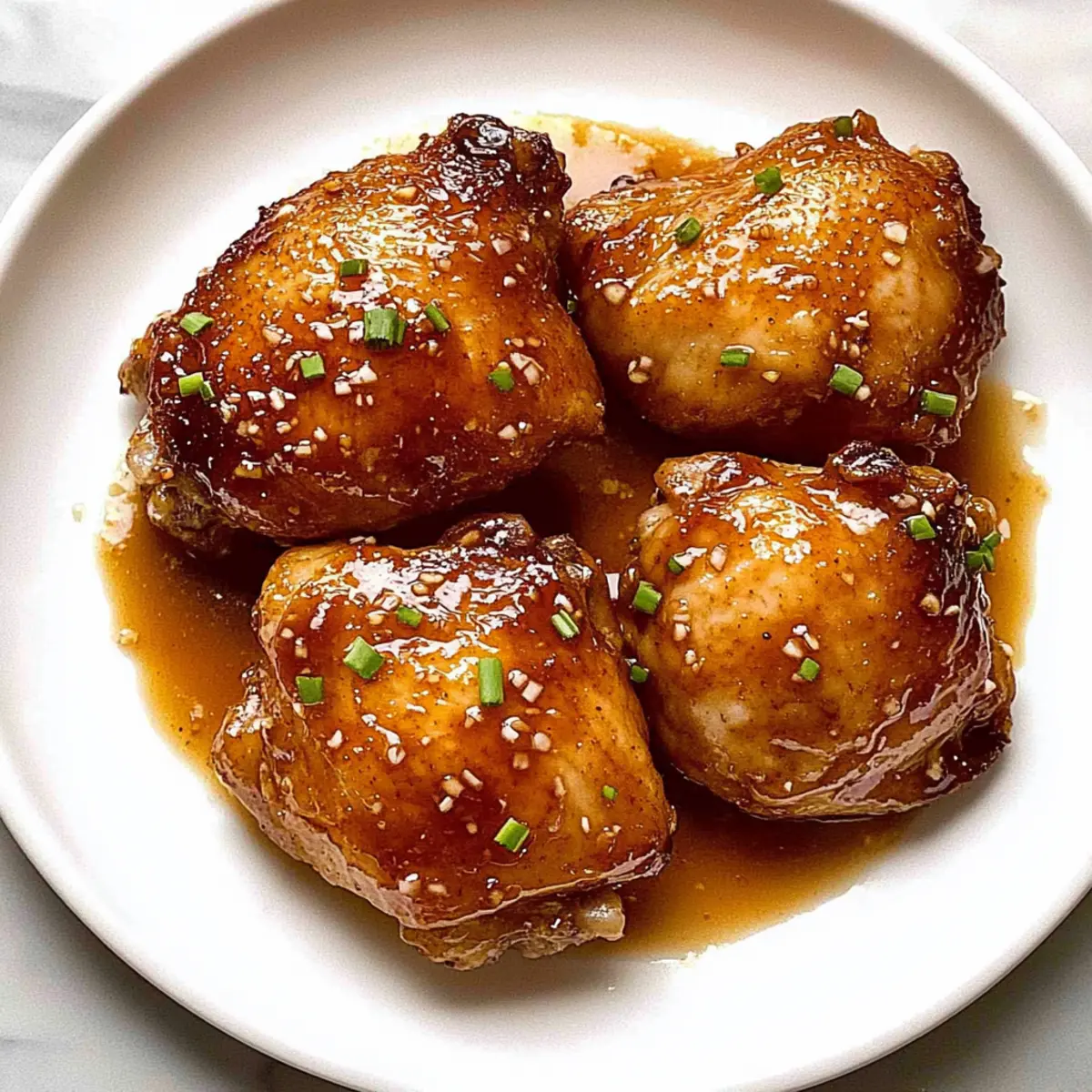Honey Garlic Chicken Thighs