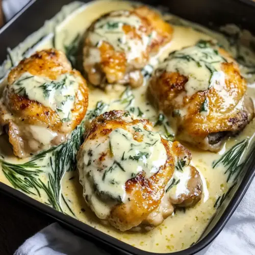 Boursin Cheese Chicken Thighs