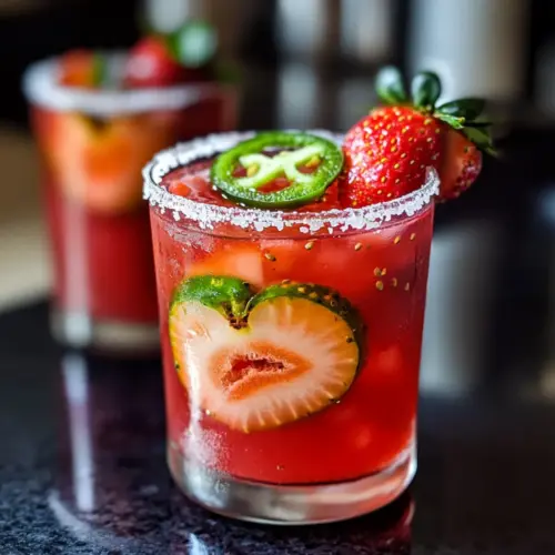 Spicy Strawberry Margarita