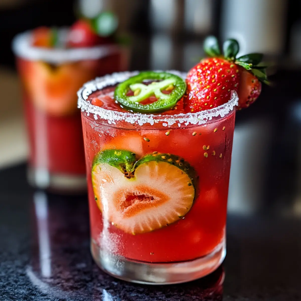 Spicy Strawberry Margarita