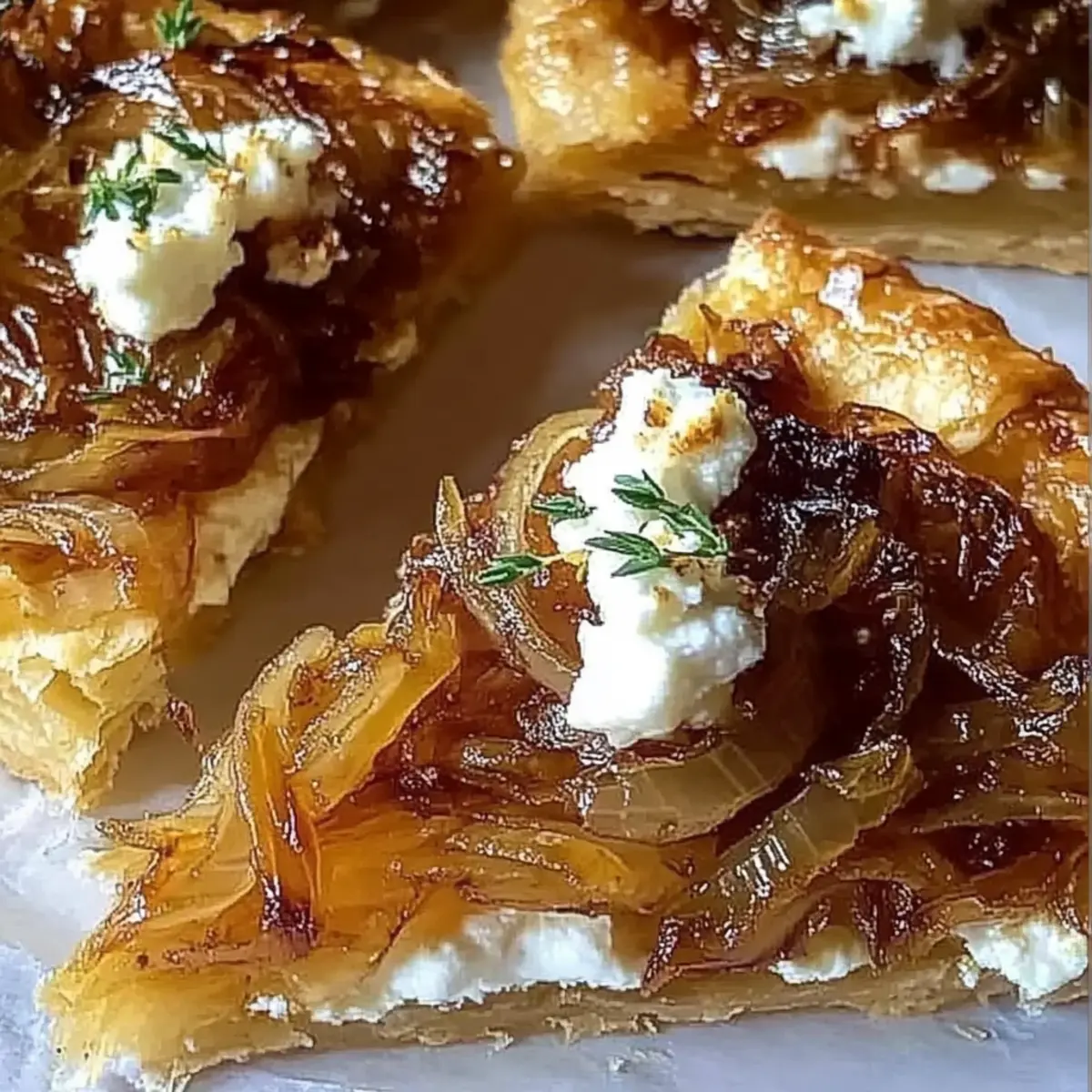 Caramelized Onion and Goat Cheese Tarts