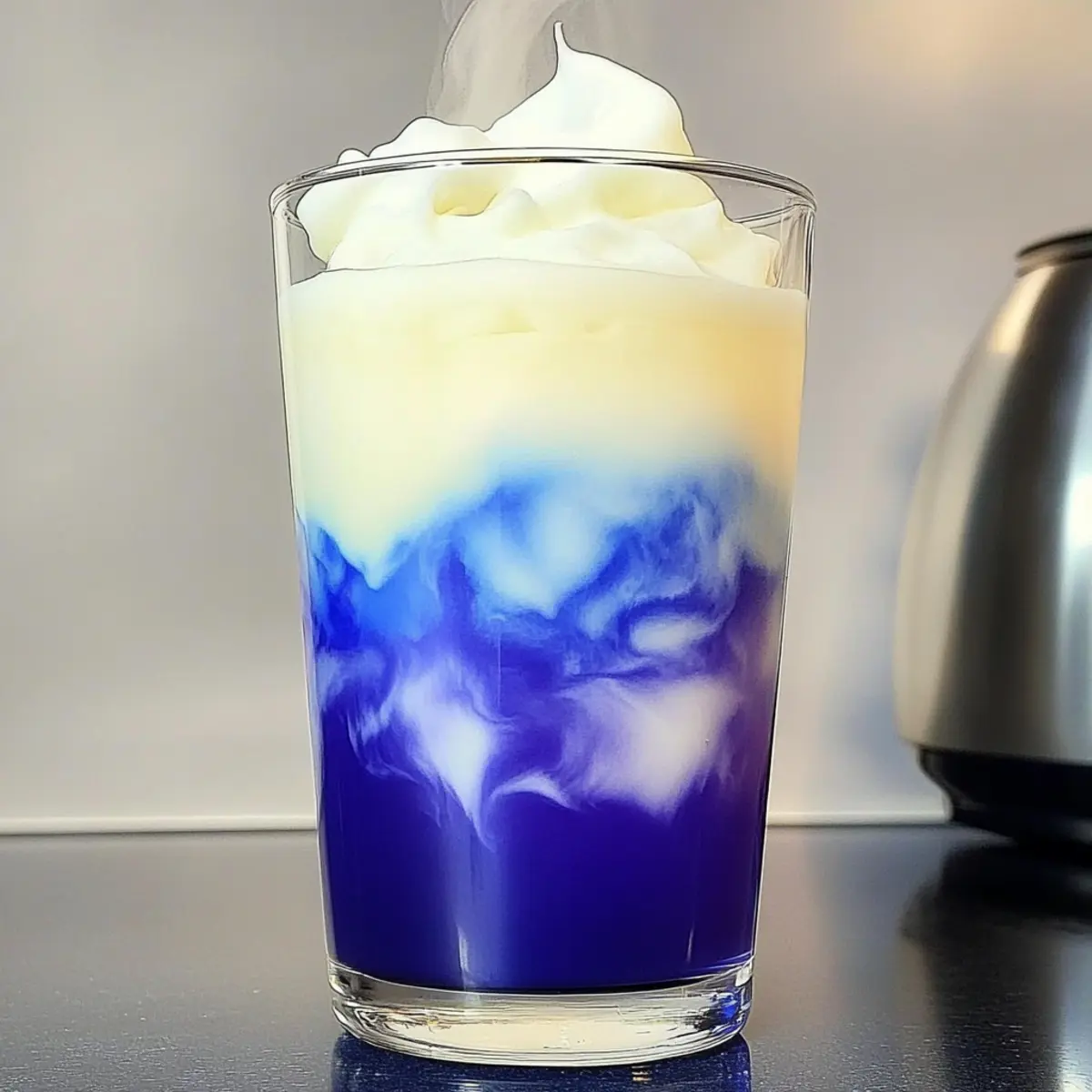 Iced Blue Tea Latte