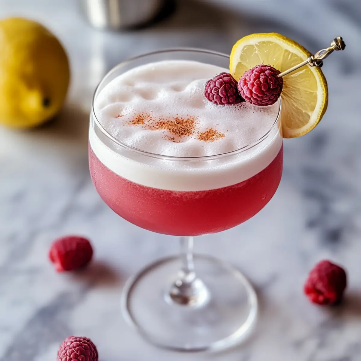 Raspberry Gin Sour