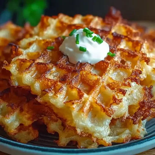 Waffle Maker Hash Browns