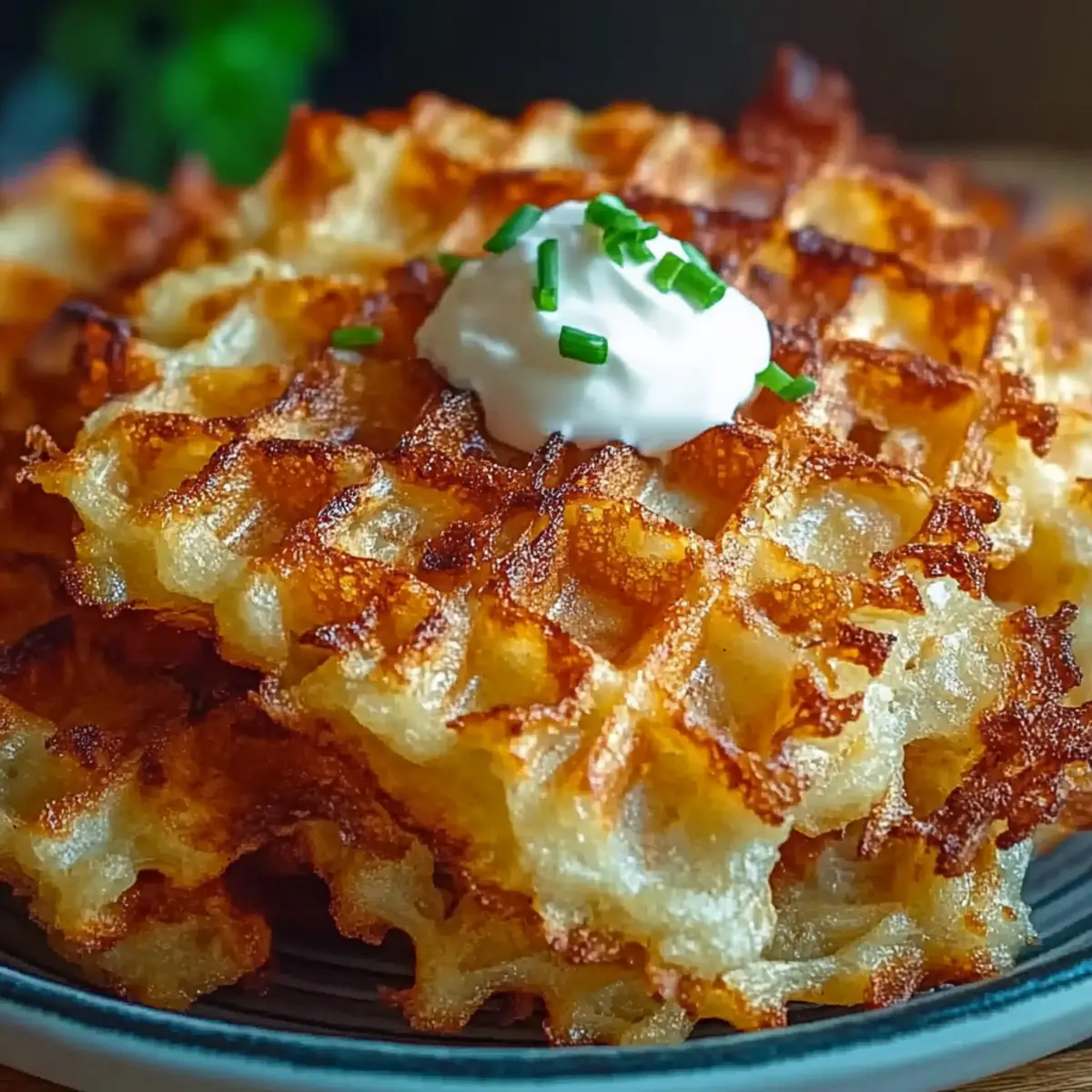 Waffle Maker Hash Browns
