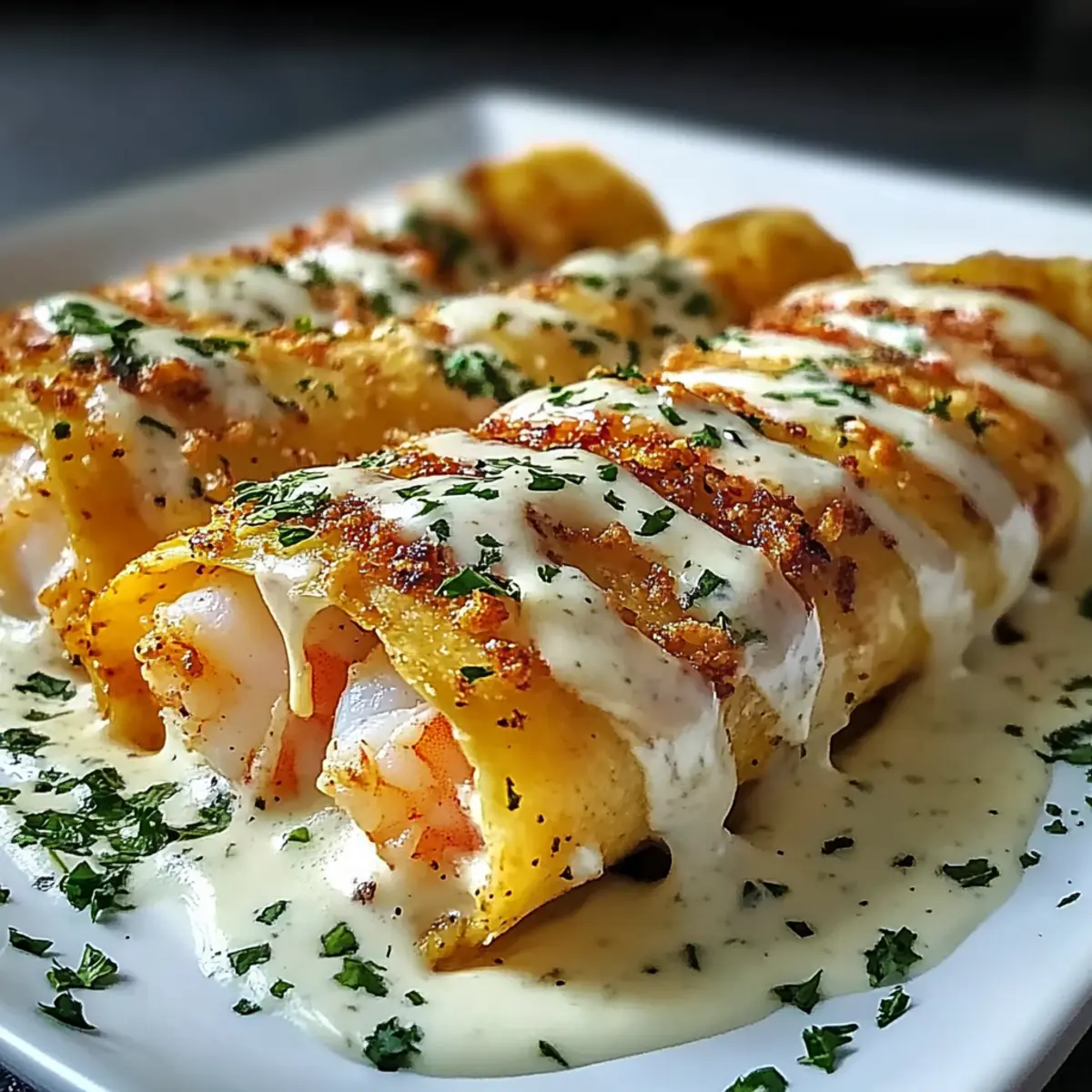 Cheesy Crab and Shrimp Tortilla Bombs