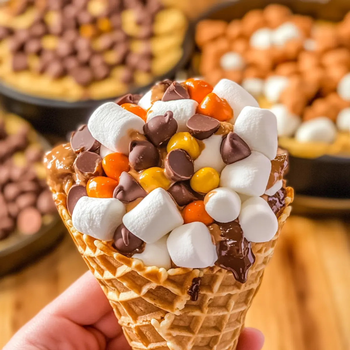 Reese’s Campfire Cones