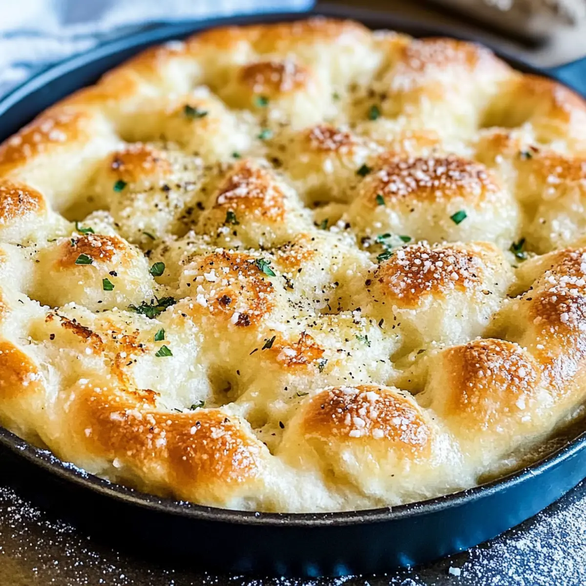 Garlic Parmesan Focaccia Bread