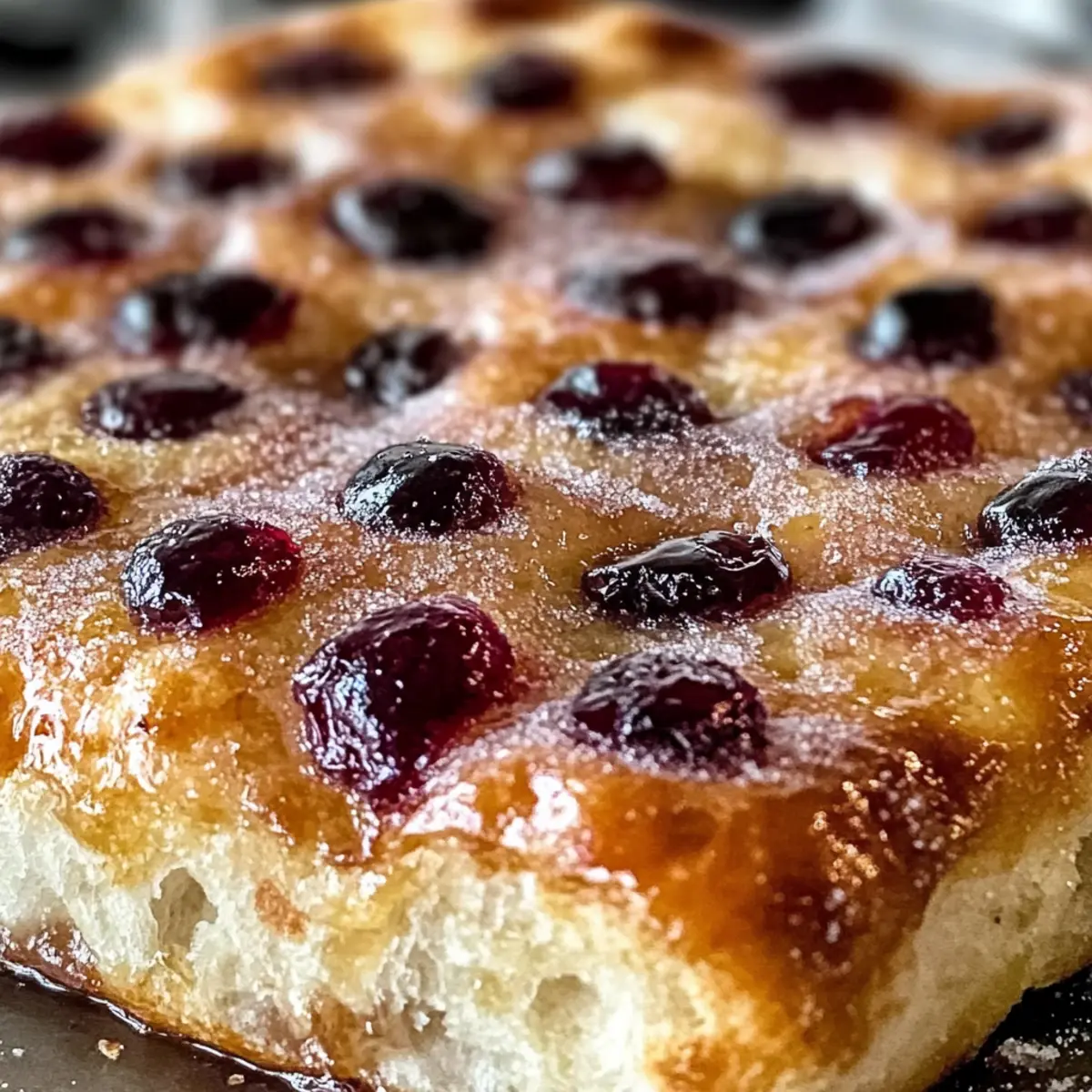 Jam Donut Focaccia
