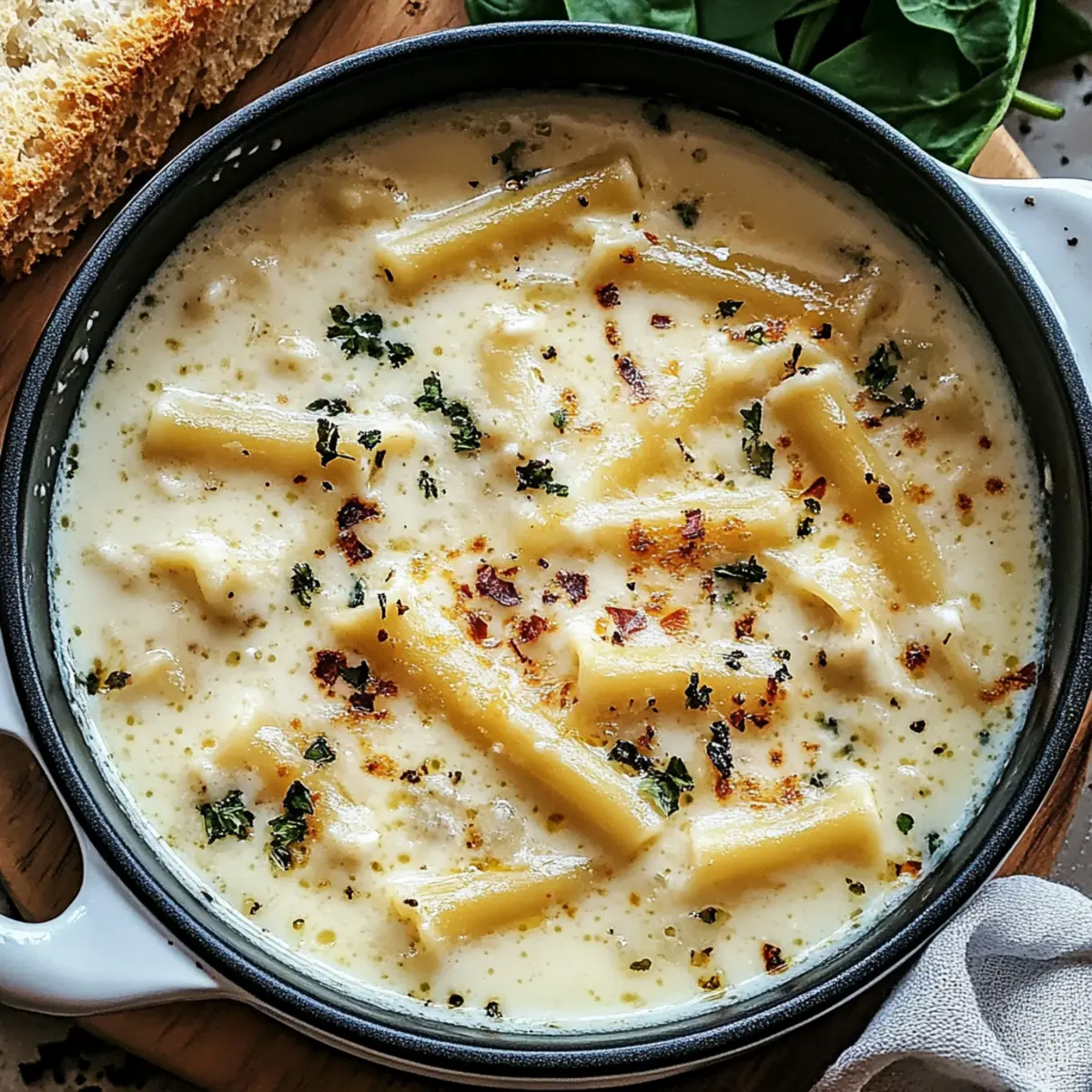 White Lasagna Soup