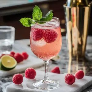 Raspberry Moscato Cocktail