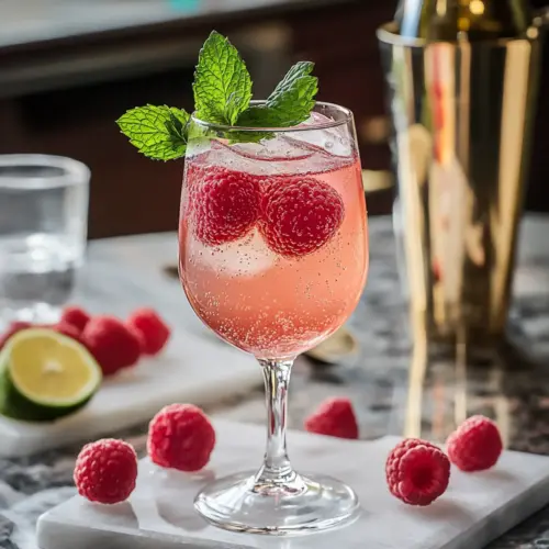 Raspberry Moscato Cocktail