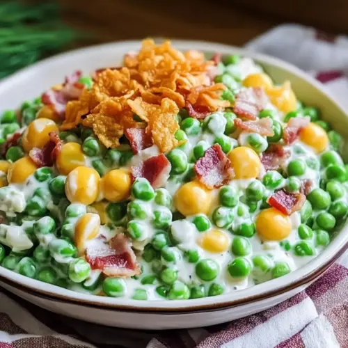 Old Fashioned Pea Salad