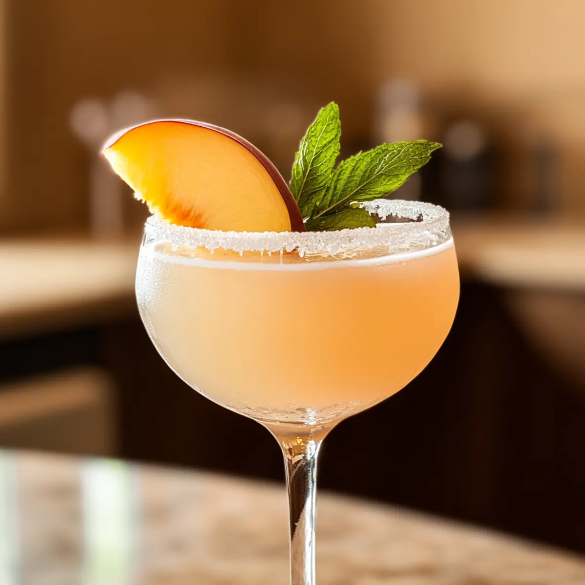 White Peach Martini
