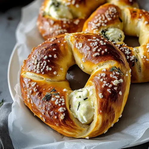 Mozzarella Stuffed Soft Pretzels