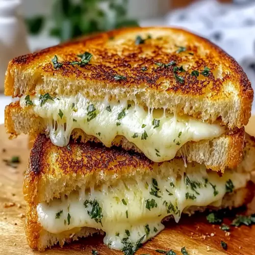 Garlic Bread Grilled Cheese