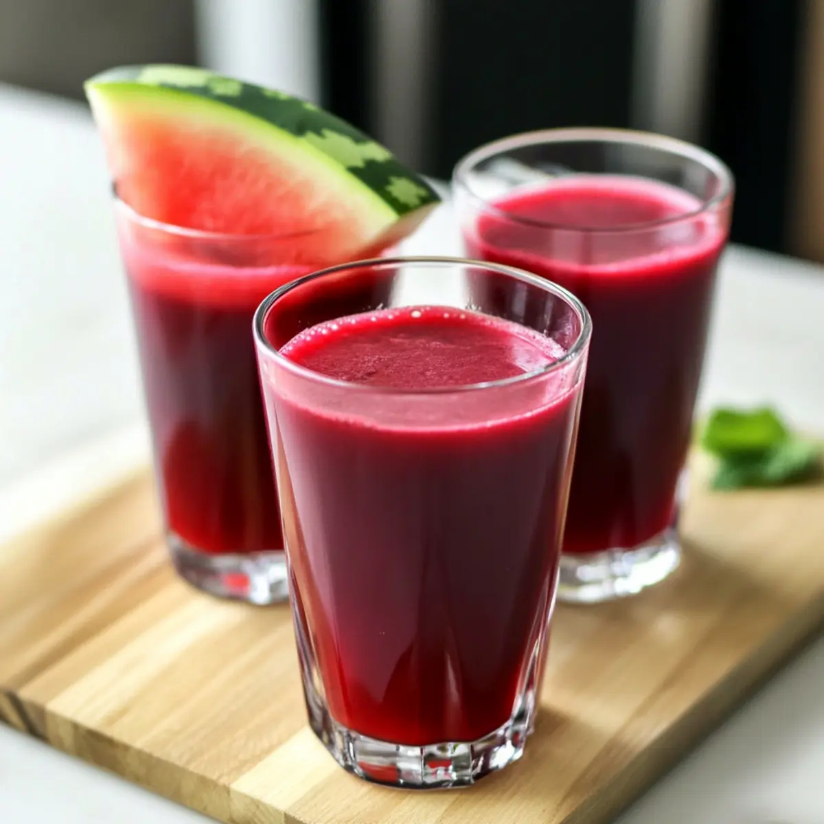 Watermelon Cherry Berry Beet Juice