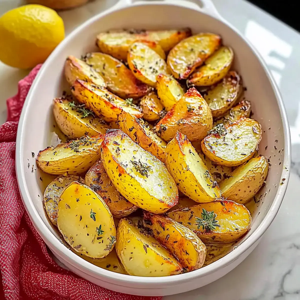 Greek Lemon Potatoes