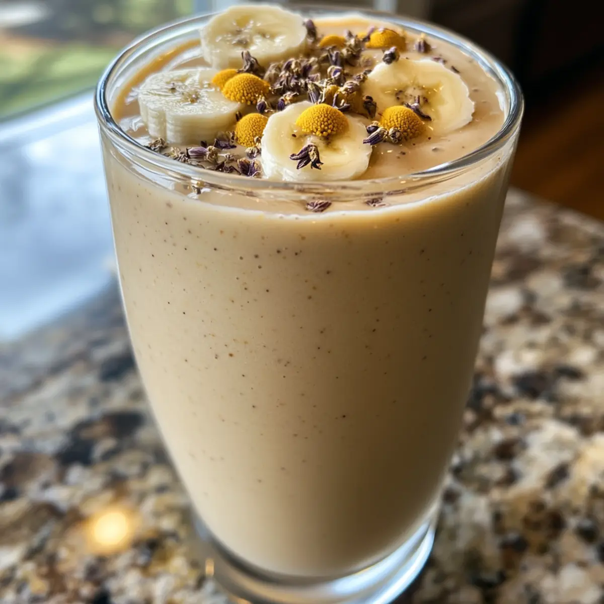 Banana Chamomile Tea Smoothie