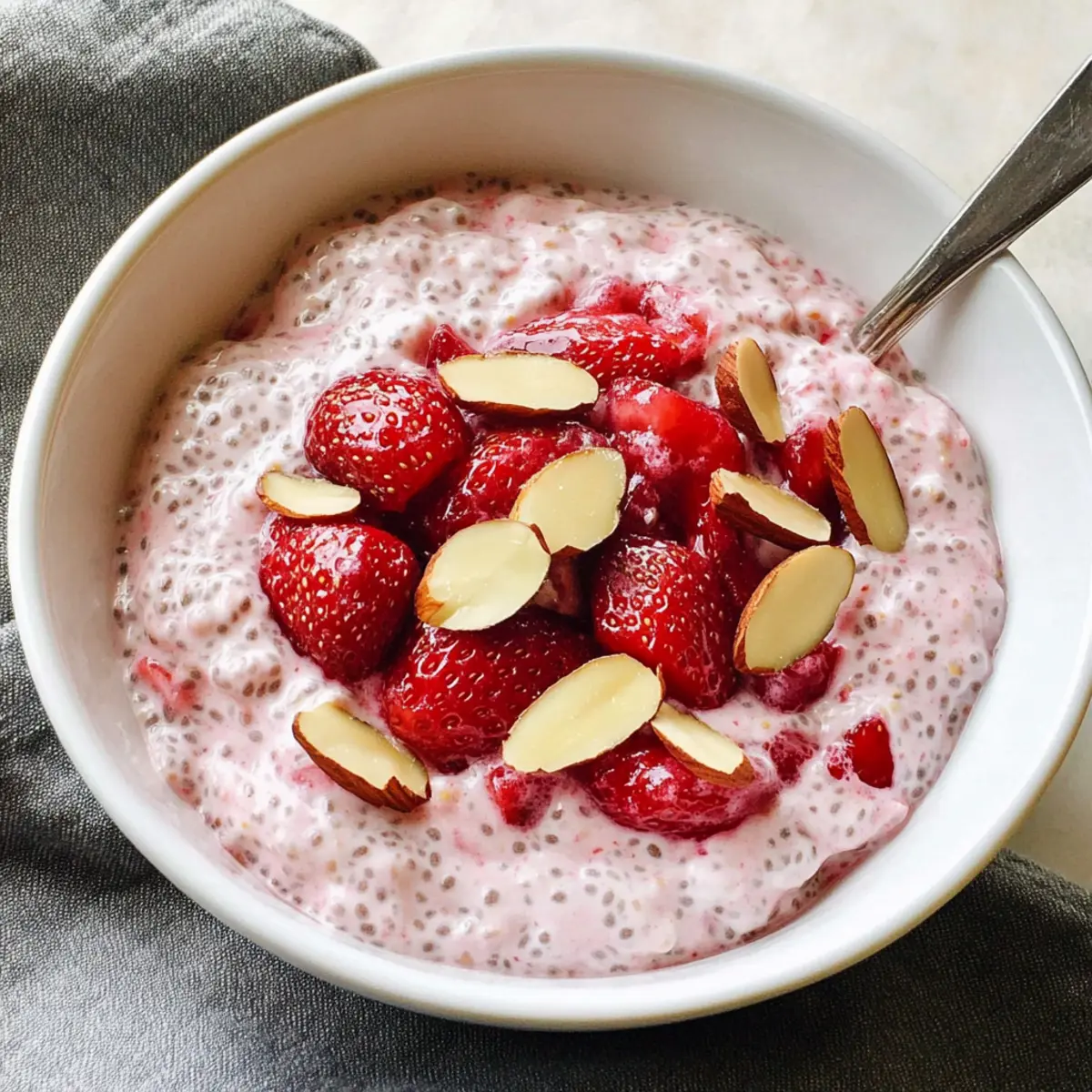 Strawberry Chia Yogurt Bowl
