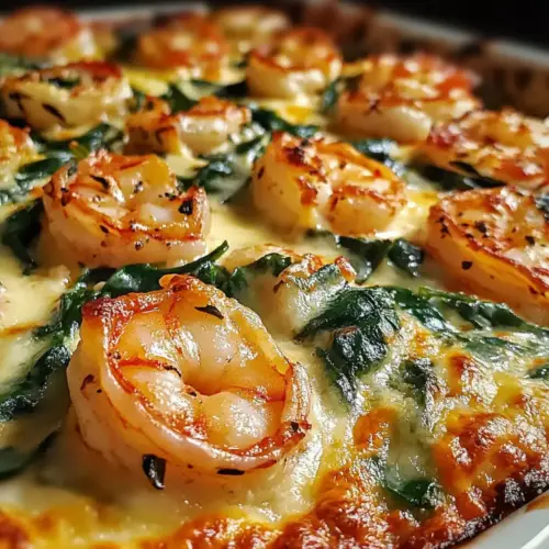 Low-Carb Shrimp Tuscan Bake