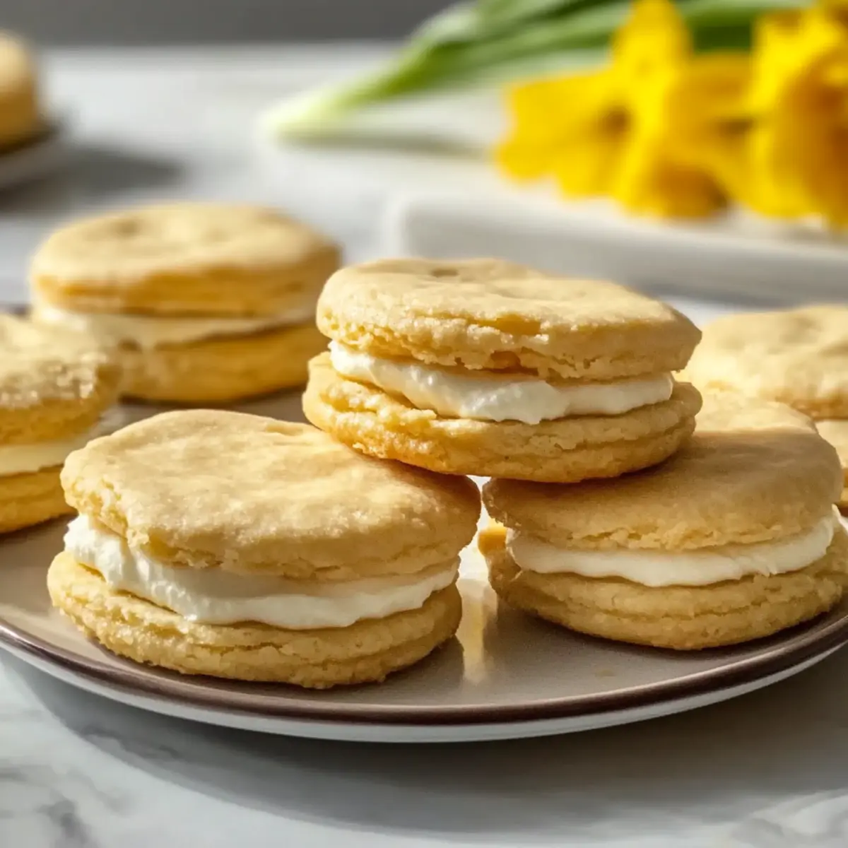Sourdough Discard Lemon Cookie Pies