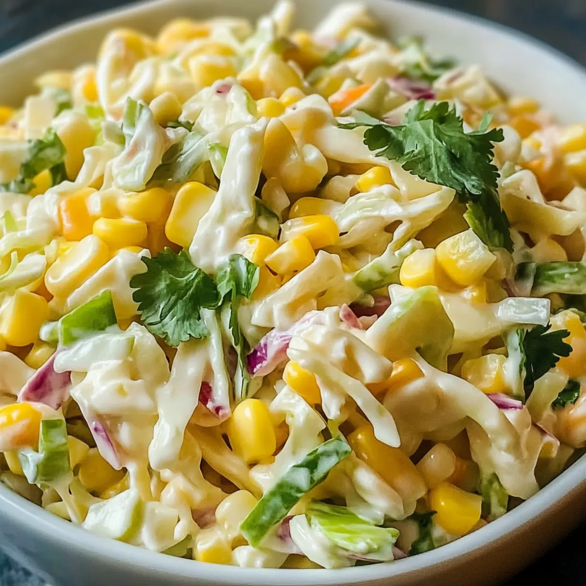 Jalapeno Corn Coleslaw