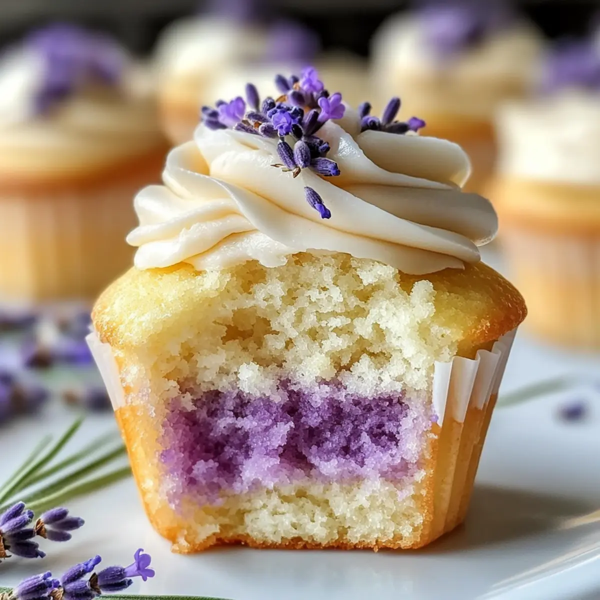 Lavender Honey Cupcakes