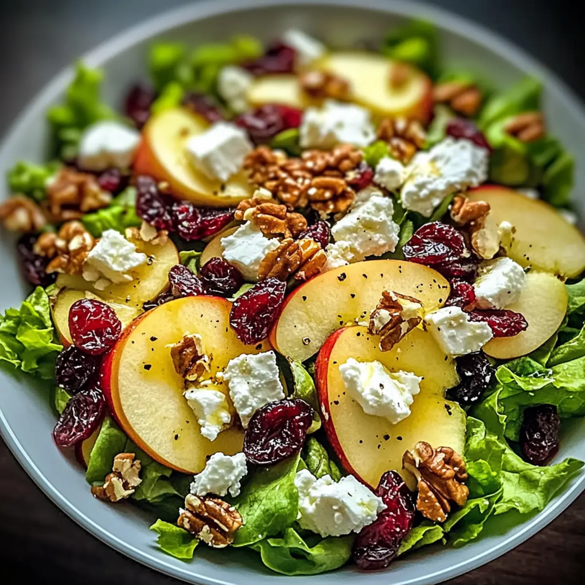 Honeycrisp Apple Feta Salad