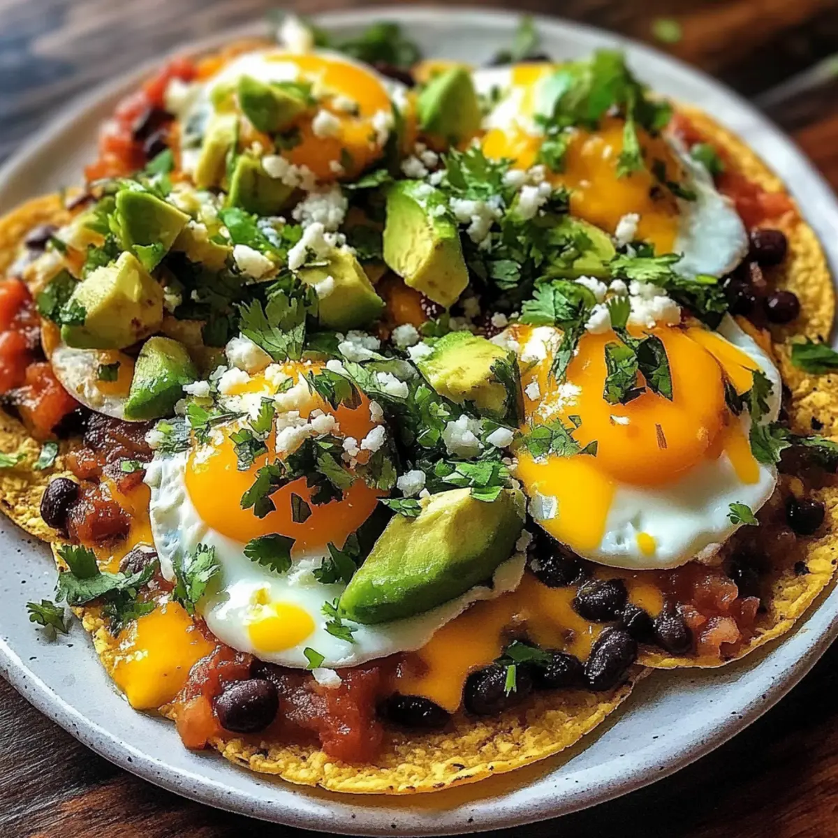 Loaded Breakfast Tostadas
