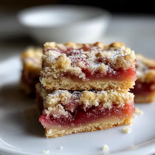 Rhubarb Dream Bars