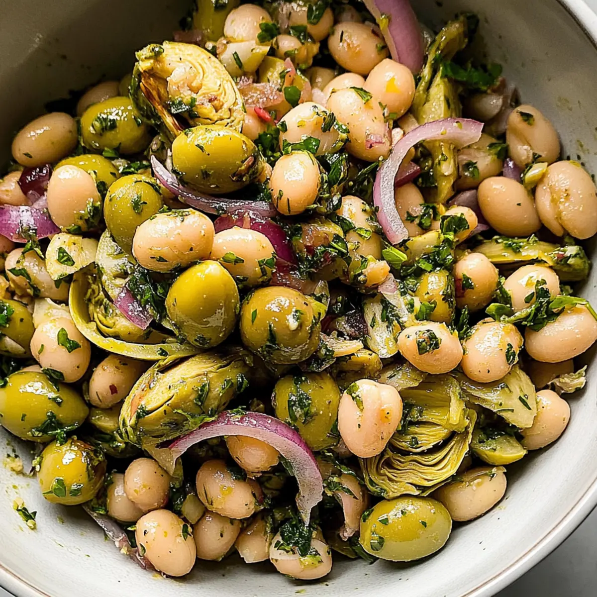 Marinated Za’atar Bean Salad