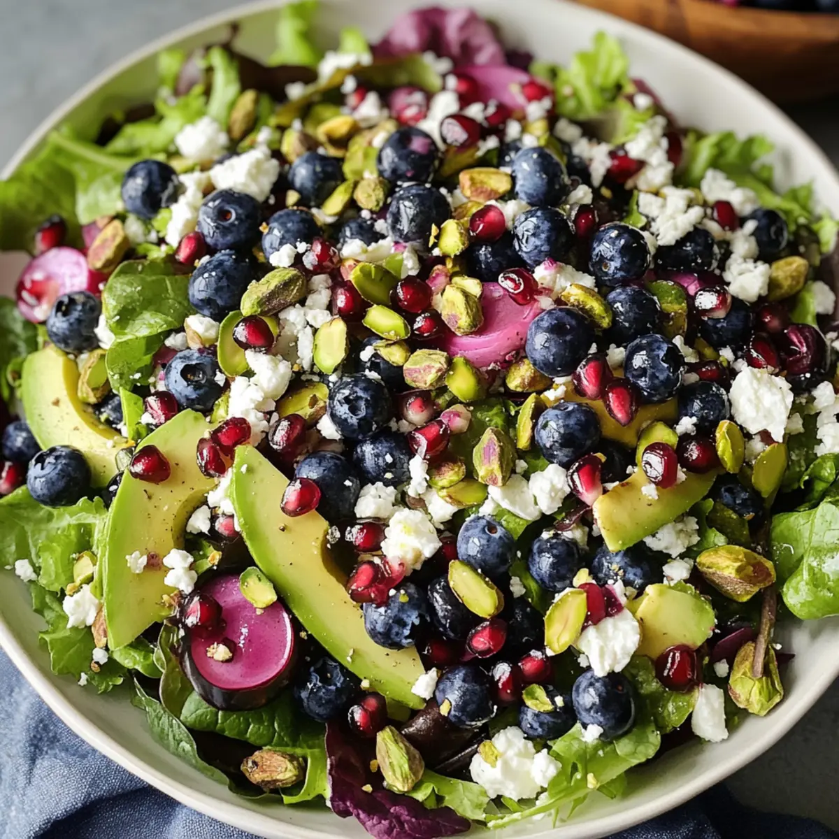 Blueberry Pistachio Spring Salad