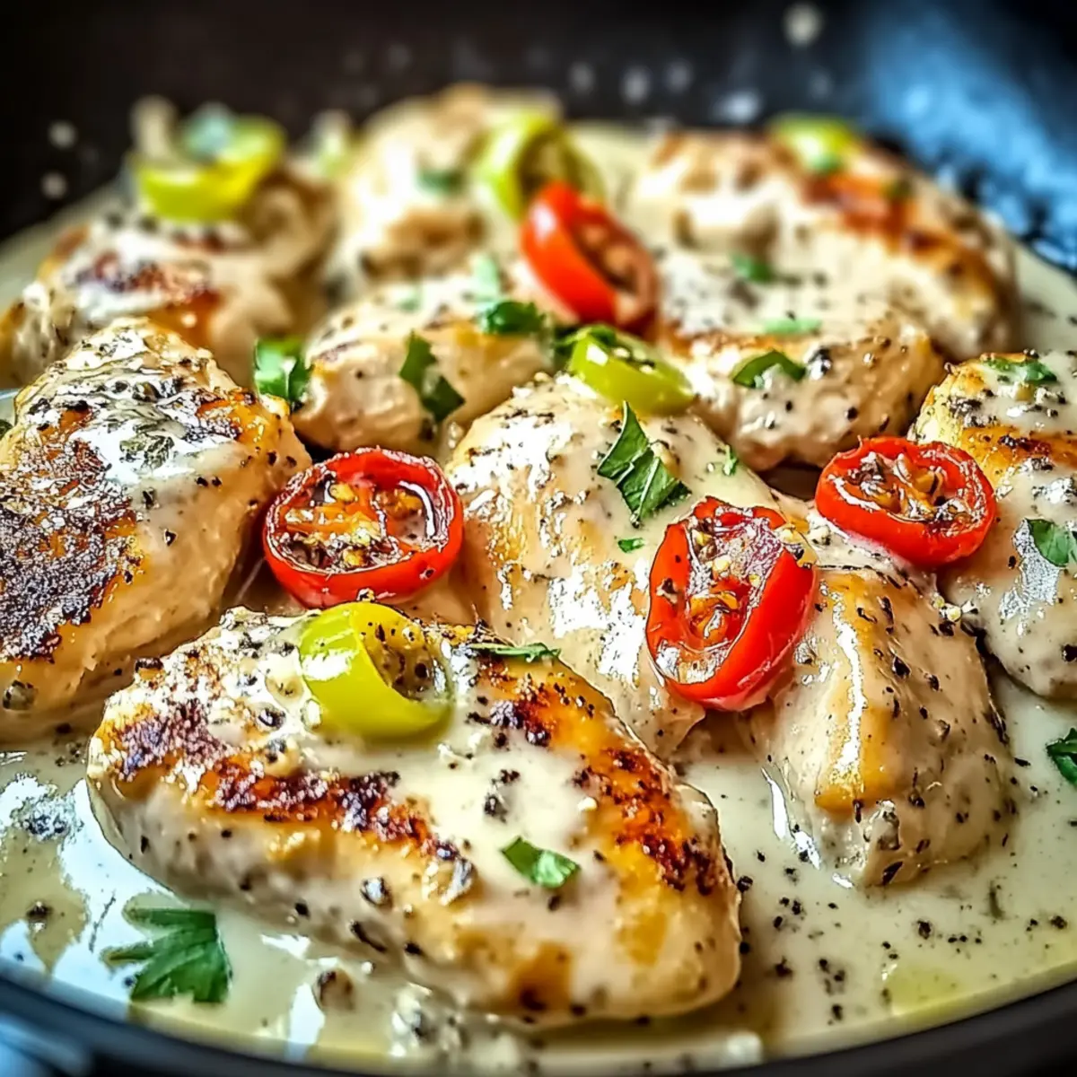 Pepperoncini Chicken Skillet