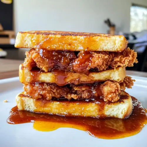 French Toast Fried Chicken Sandwich