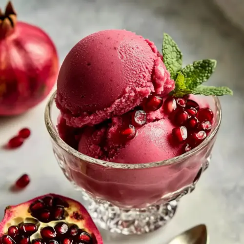 pomegranate sorbet