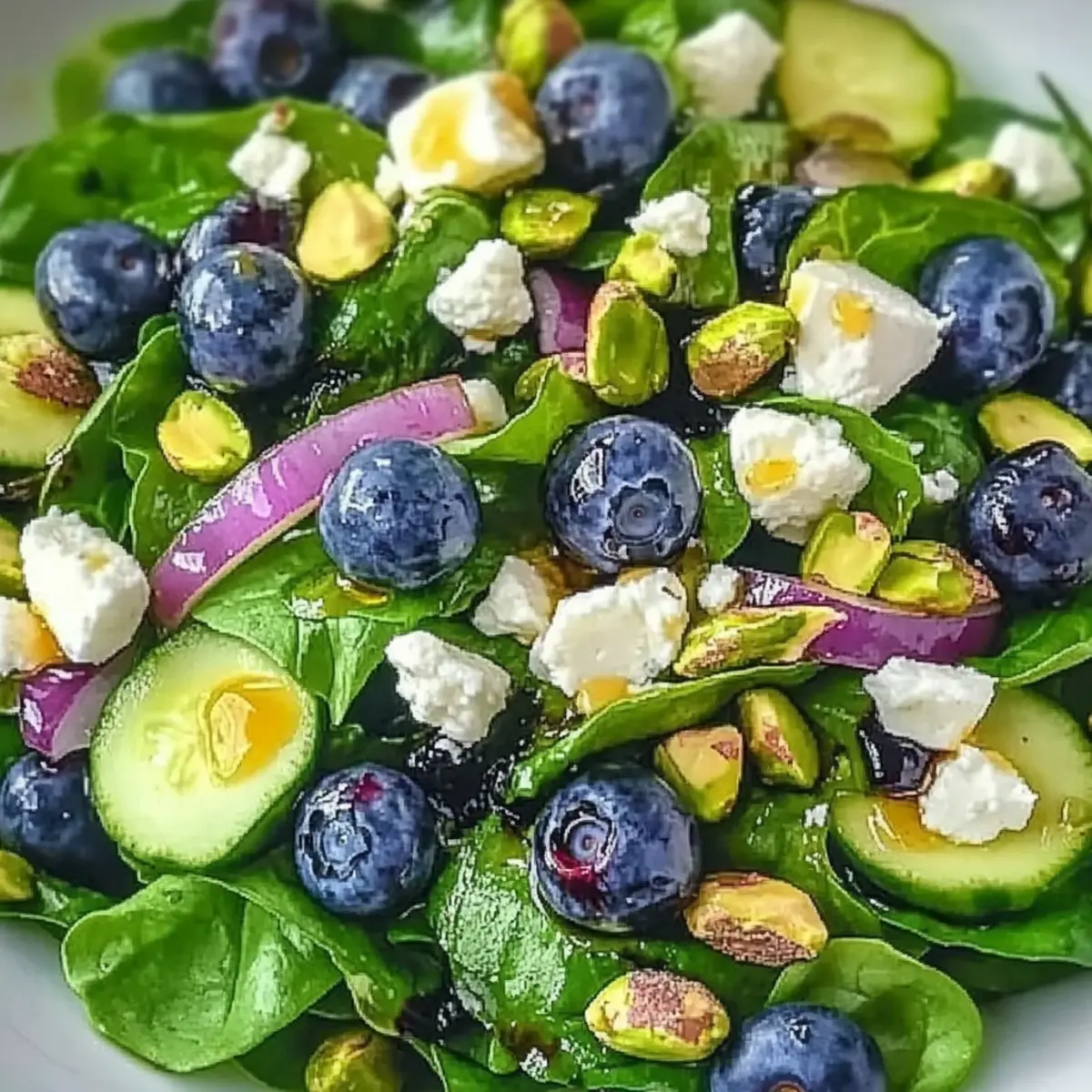 Blueberry Pistachio Spring Salad