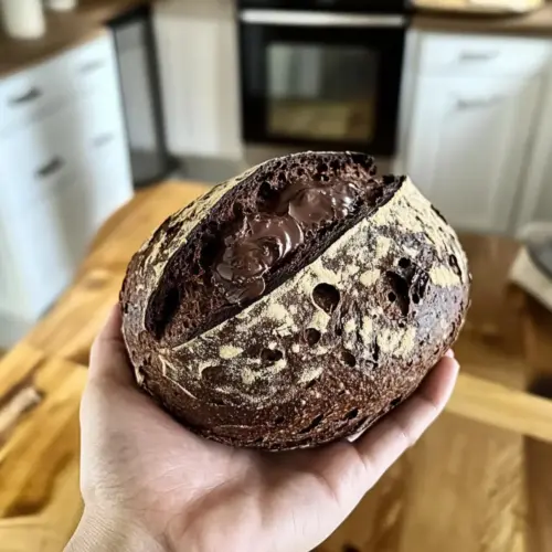 Double Chocolate Sourdough Bread:
