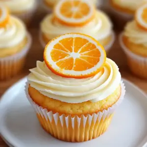 Orange Cream Cupcake