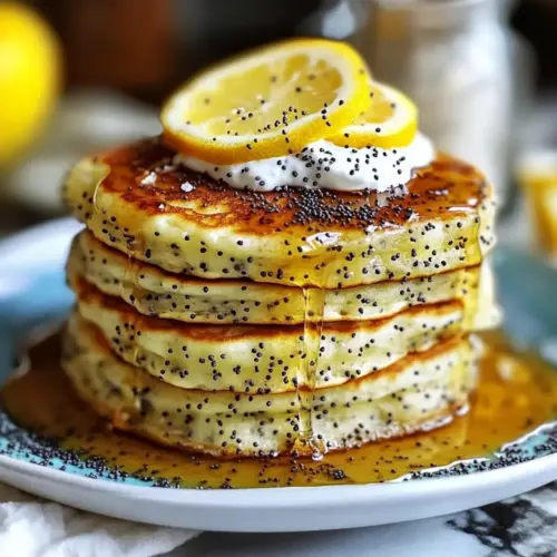 Lemon Poppy Seed Pancakes